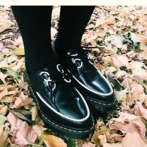 Dr.Martens Belladonna black & white shoes size (7)